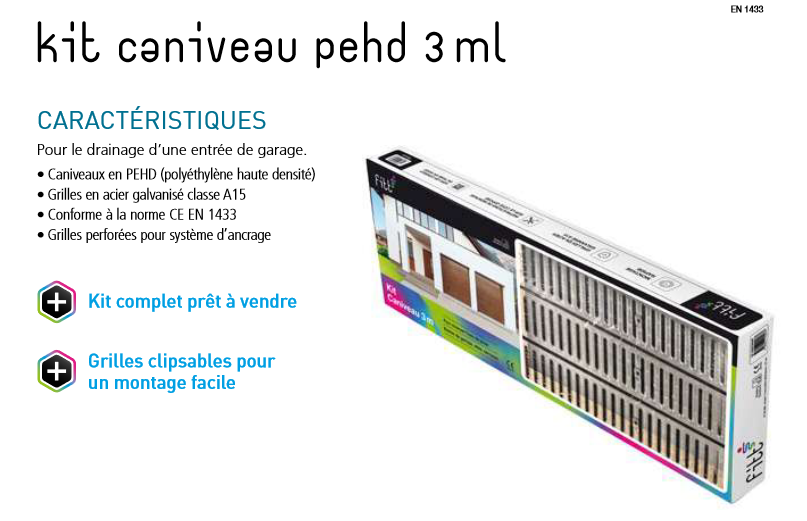 KIT CANIVEAU PEHD 3ML